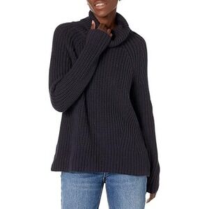 Goodthreads Women's Gray Chunky Knit Turtleneck Pullover‎ Sweater XS